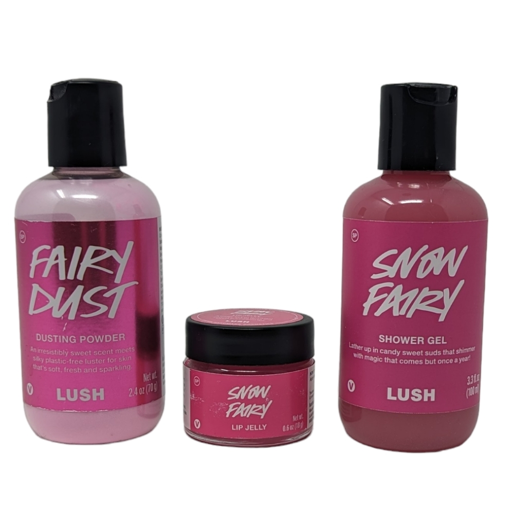 LUSH Snow Fairy Bundle Lot of 3 Products